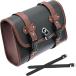  боковая сумка Deluxe * ключ имеется подседельная сумка tool сумка мотоцикл велосипед touring ([ Brown ], 28x21x10.5cm)