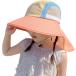  шляпа от солнца заслонка имеется широкополая шляпа Kids boys девушки 3-10 лет тент . средний .( orange, Free Size)