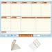  Kids настольный we k Lee Planner стартер комплект расписание план таблица ребенок Weekly Planner For( голубой orange )