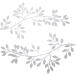  стена украшение орнамент легкая установка дерево tree модный современный wall декоративный элемент украшение оборудование орнамент подвешивание ниже MDM ( белый )