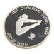  soul Olympic 1988 10,000won silver coin 1987 year rhythmic sports gymnastics memory coin [ used ](64659)