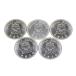 H2 Osaka flower .5000 jpy silver coin 5 pieces set staple product memory money commemorative coin Osaka extract poEXPO*90 international flower . green. . viewing .[ used ](65162)