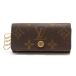  Louis * Vuitton LOUISVUITTONmyurutikre4 4 полосный чехол для ключей initial ввод M69517 монограмма [ б/у ](70919)