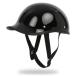 GOOSE TAIL HALF HELMET Goose tail полушлем черный HORIZON HELMETS половина ад оборудование орнамент 