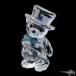 SWAROVSKI Swarovski Chris Bear смокинг джентльмен медведь фигурка интерьер произведение искусства crystal 842936 2110388
