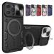 iPhone16 �P�[�X �ϏՌ� �J�o�[ �X���C�h�������Y�J�o�[�t�� �����Y�ی� ��̌^�����O�t�� �}�O�l�b�g���ԍڃz���_�Ή� iPhone 16 Plus/16 Pro/16 Pro Max