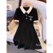  Golf одежда рубашка One-piece One-piece Golf One-piece Flare плиссировать теннис одежда вентиляция . пот короткий рукав A линия надеты .. летний 
