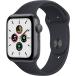 Apple Watch SE MKQ63J/A GPSモデル 44mm スペースグレイ アルミニウムケース ミッドナイト スポーツバンド レギュラー 新品 在庫あり
