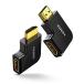 UGREEN HDMI L�^�ϊ��A�_�v�^ ���E�ϊ� 90�x+270�x�i2�Z�b�g�j �I�Xto���X�A�_�v�^ L�^ HDMI�����A�_�v�^ 4K/60