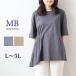 mb мята b Lee zL~5L боковой gya The -ire Hem туника cut and sewn большой размер женский лето короткий рукав одноцветный стрейч хлопок . возвращенный товар замена не возможна wc20fa2606