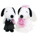  наличие есть Snoopy свадьба Mini эмблема в европейком стиле 182562 высота примерно 8cm мягкая игрушка брак u Эдди ng свадебный 