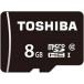 TOSHIBA microSDHC 8GB Class10 UHS-Iб (ž®40MB/s) MSDAR40N08G