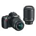 Nikon цифровой однообъективный зеркальный камера D60 двойной zoom комплект D60WZ