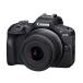 Canon �~���[���X���J���� EOS R100 �W���Y�[�������Y�L�b�g(RF-S18-45) �u���b�N/APS-C/��356g EOSR100-1