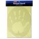 UNIQUE( Uni -k) racket stencil Mark hand print STOP US-RS-HAND