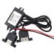 zmart 12V 5V 3A DCDC конвертер 2.USB женский прикуриватель panel крепление 