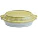  wave . see . stylish gratin plate cover attaching ( cookware with function plate ) made in Japan . yellow color cover :12.6×21.2×2.8cm..:11.7×21×