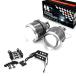 12V/24V проектор линзы противотуманая фара стекло линзы H11/H9/H8/H16JP LED/HID/ галоген соответствует левый правый 2 шт. комплект свет рассеивание 