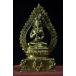 .. bodhisattva copper structure . gold engraving finishing one point thing 