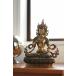 .. bodhisattva copper structure . gold engraving finishing one point thing 