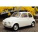  Italy. model Manufacturers because of, genuine article .. really . raised big size. model. huge minicar 1/6 Fiat 500 F 1965 white color limitation reservation commodity 