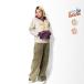 HOUSTON woman /hyu- камень u- man 2084W TWO-TONE P/O SWEAT HOODIE (BRUSH) / тянуть надкрылок -ti-- все 2 цвет -