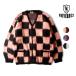 UNIVERD72 / Uni bird 72 22330 MOHAIR TOUCH CARDIGAN(CHECKERD FLAG) /mohe прикреплять ворсистый кардиган - все 3 цвет -