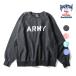 HOUSTON /hyu- камень 22344 PIGMENT R/V SWEAT SHIRT (ARMY) /pig men to спортивная фуфайка - все 4 цвет -