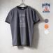 HOUSTON /hyu- камень 22412 PIGMENT PRINT RINGER TEE(MILITARY ACADEMY) /pig men to принт Lynn ga- короткий рукав футболка - все 3 цвет -