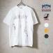 HOUSTON /hyu- камень 22423 PIGMENT PRINT TEE (ARMY) /pig men to принт короткий рукав футболка ( Army ) - все 4 цвет -