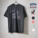 HOUSTON /hyu- камень 22426 PIGMENT PRINT TEE (RACE) /pig men to принт короткий рукав футболка ( гонки ) - все 4 цвет -