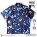HOUSTON /hyu- камень 41064 LOONEY TUNES × MLB ALOHA SHIRTS / гавайская рубашка - все 3 цвет -