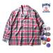 HOUSTON /hyu- камень 41188 OMBRE CHECK L/S SHIRT / on пятно проверка рубашка с длинным рукавом - все 8 цвет -