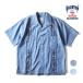 HOUSTON /hyu- камень 41216 CHAMBRAY EMB CUBA SHIRT / автомобиль n пятно - вышивка кий ba рубашка - все 2 цвет -
