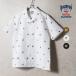 HOUSTON /hyu- камень 41346 OXFORD EMBROIDERY S/S SHIRT ( дракон .) / оскфорд .? рубашка с коротким рукавом ( дракон .) - все 3 цвет -