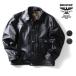 HOUSTON /hyu- камень 8215 COW LEATHER TRACK JACKET /kau кожа спортивная куртка - все 2 цвет -