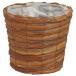( маленький Rod ) гора . корзина D6 Brown φ220×190mm 1 Rod 1 штук 6010-01 current цветок цветок для цветок .. круглый 
