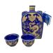  shaoxingjiu .. три 10 год .. цветок гравюра sake 680ml 14% керамика бутылка посуда для сакэ имеется специальный дерево коробка 