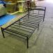 одиночная кровать для кроватная рама черный розетка 2 шт имеется труба bed 