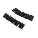 no3 XT30U чёрный коннектор мужской женский комплект (5 Pairs)Amass