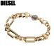  дизель браслет DIESEL DX1471710 цепь мужской мужчина аксессуары аксессуары Gold черный бренд простой нержавеющая сталь взрослый популярный 