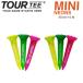 TOUR TEE MINI NEONS 45mm 6 шт. входит ( neon orange ) Tour чай Mini neon USGA зеленый розовый желтый правило согласовано Golf почтовая доставка соответствует отметка использование 