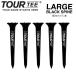TOUR TEE LARGE BLACK SPINE 80mm 5�{�� (�u���b�N) �c�A�[�e�B�[ USGA R��A ���[���K�� �S���t �򋗗��A�b�v �܂�ɂ��� �� ���[�W GOLF �p�i ���[���֑Ή�