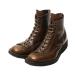  Jun - si Moto задний Zip ботинки Brown 1112020002 мужской SIZE 41 junhashimoto б/у 