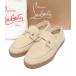  прекрасный товар Christian Louboutin лодка обувь sia кольцо deck shoes белый женский SIZE 37 (24cm) Christian Louboutin б/у 