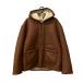  прекрасный товар n вязаный мутоновое пальто f-ti Zip выше мужской SIZE 0 (XS) NKNIT б/у 
