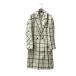  lease Пальто Честерфилд в клетку женский SIZE 4 (XS) REISS б/у 