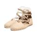  Hermes гонки выше сандалии эспадрильи плоская обувь e59278i женский SIZE 35 (S) HERMES б/у 