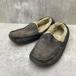 UGG UGG ASCOT Ascot мокасины туфли без застежки внутри боа 27.0cm уголь *# мужской 