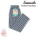 Chef Pants Semiwide PALAKA Check Navy HAWAI Гаваи Semi-wide UNISEX для мужчин и женщин Cookman Cook man легкий брюки America 
